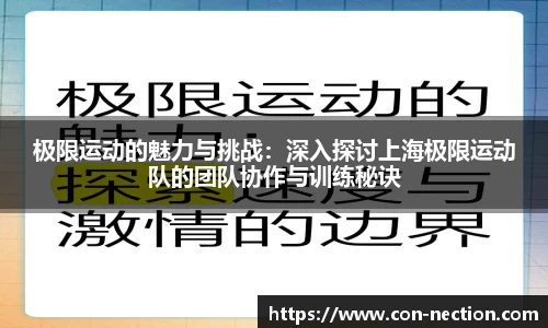 极限运动的魅力与挑战：深入探讨上海极限运动队的团队协作与训练秘诀